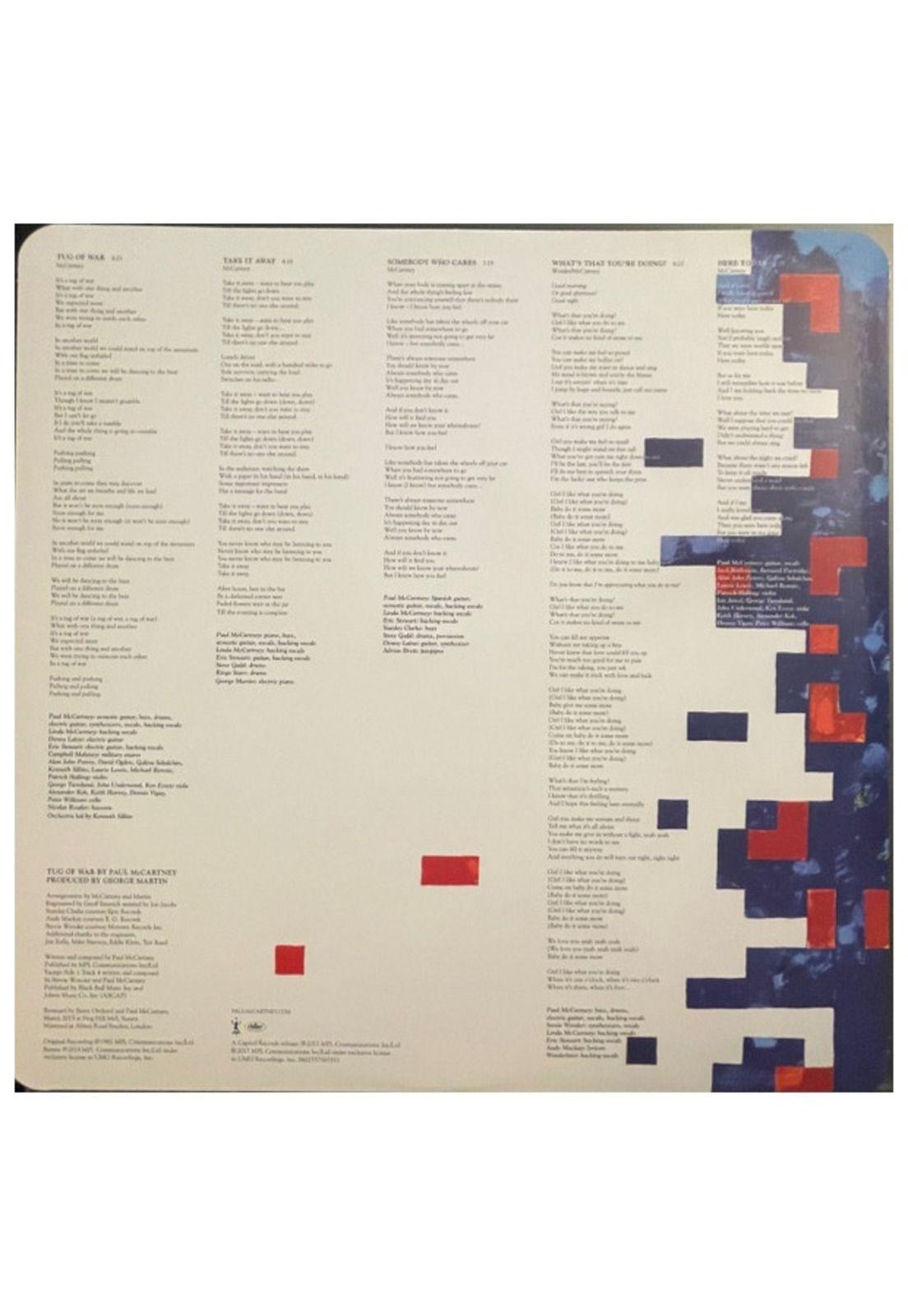 PAUL McCARTNEY - TUG OF WAR | VINILO-4