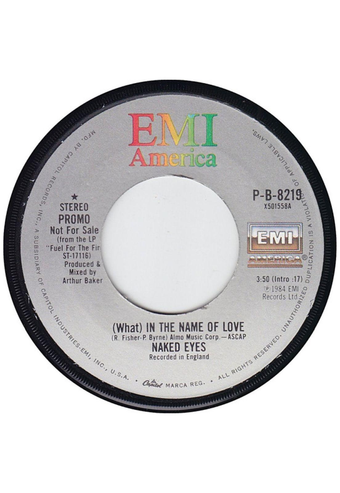 NAKED EYES - (WHAT) IN THE NAME OF LOVE | 7" SINGLE USADO-2