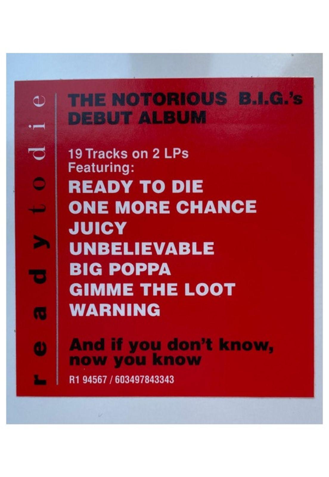 NOTORIOUS BIG - READY TO DIE (2LP) | VINILO-9