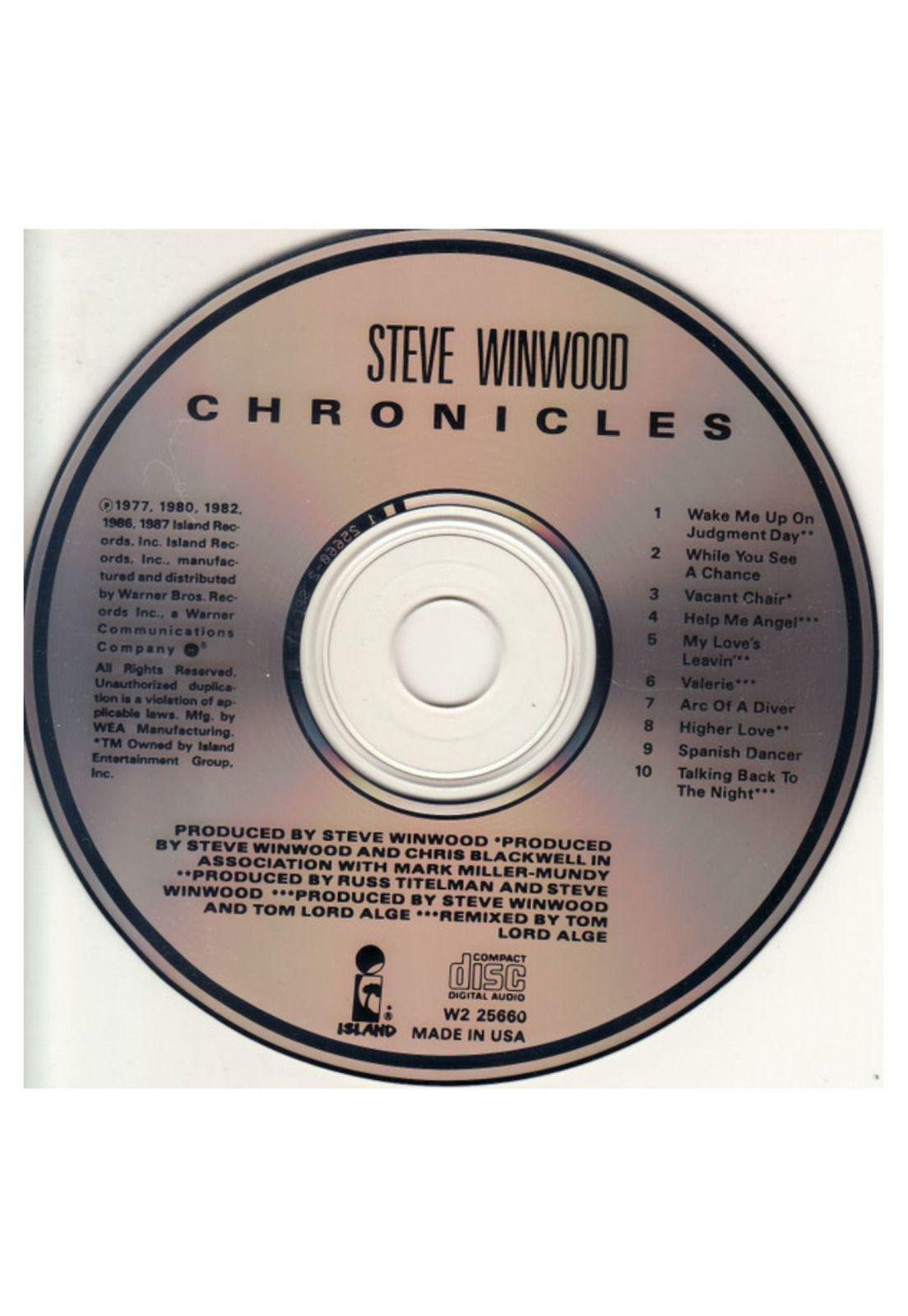 STEVE WINWOOD - CHRONICLES | CD USADO-2