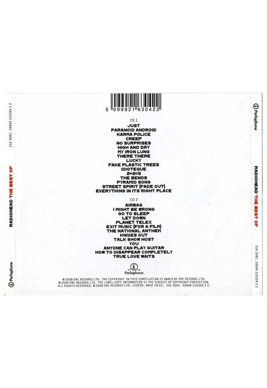 RADIOHEAD - THE BEST OF (2CD) | CD-1