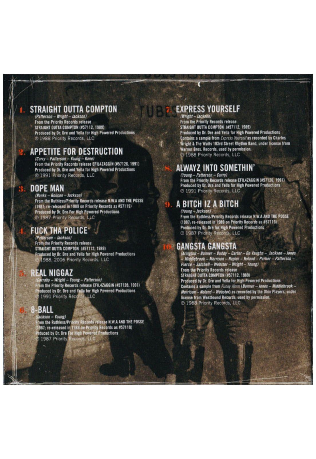 N.W.A. - BEST OF N.W.A: THE STREET KNOWLEDGE | CD-8
