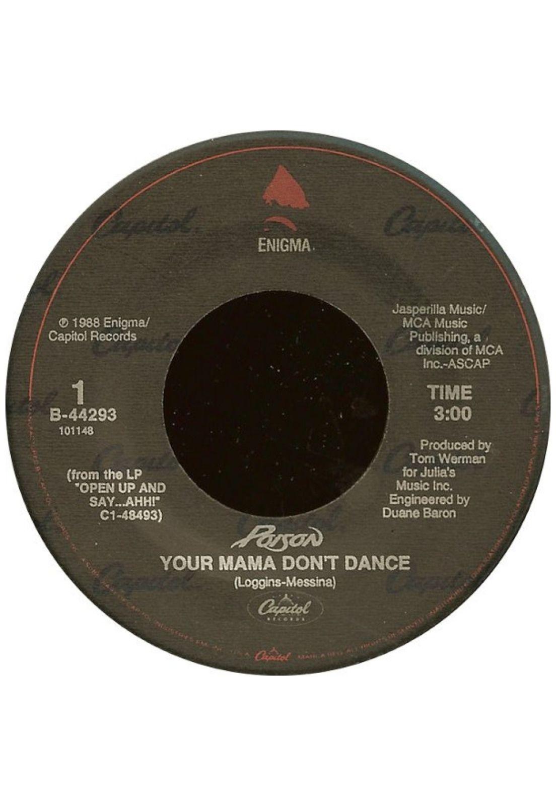 POISON - YOUR MAMA DON'T DANCE | 7" SINGLE USADO-4