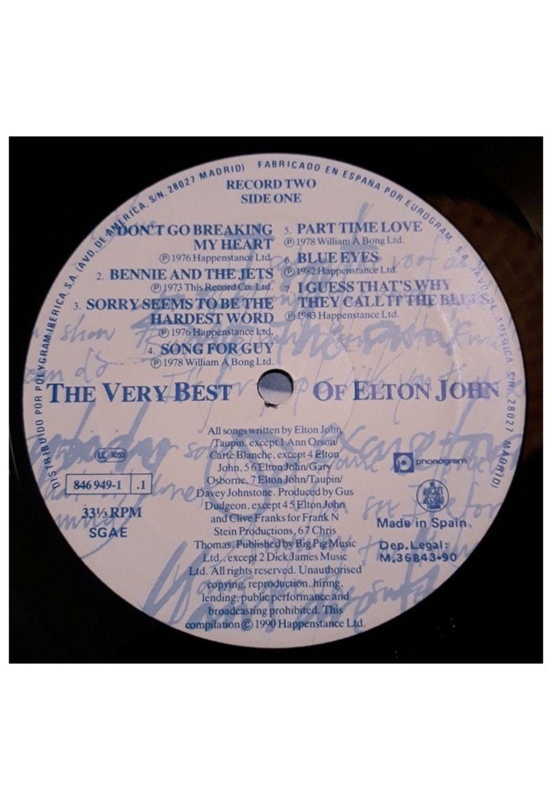 ELTON JOHN - THE VERY BEST OF (2LP) | VINILO USADO-4