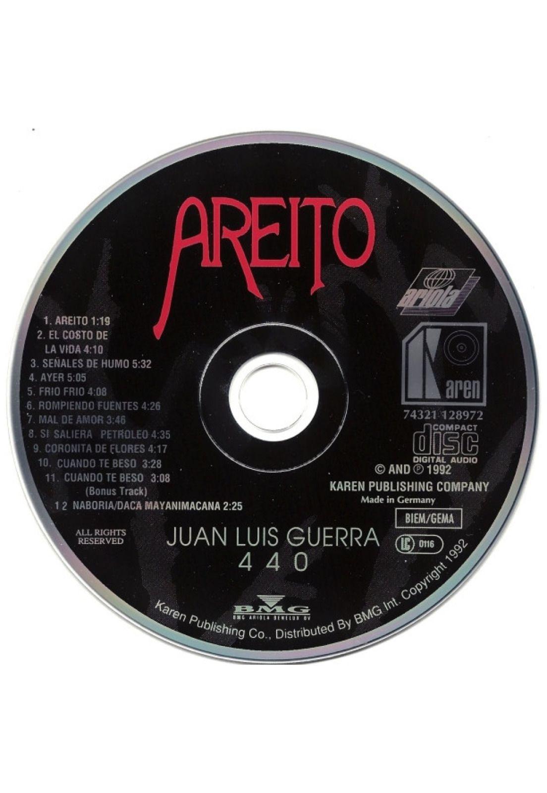 JUAN LUIS GUERRA Y LOS 440 - AREITO | CD-2