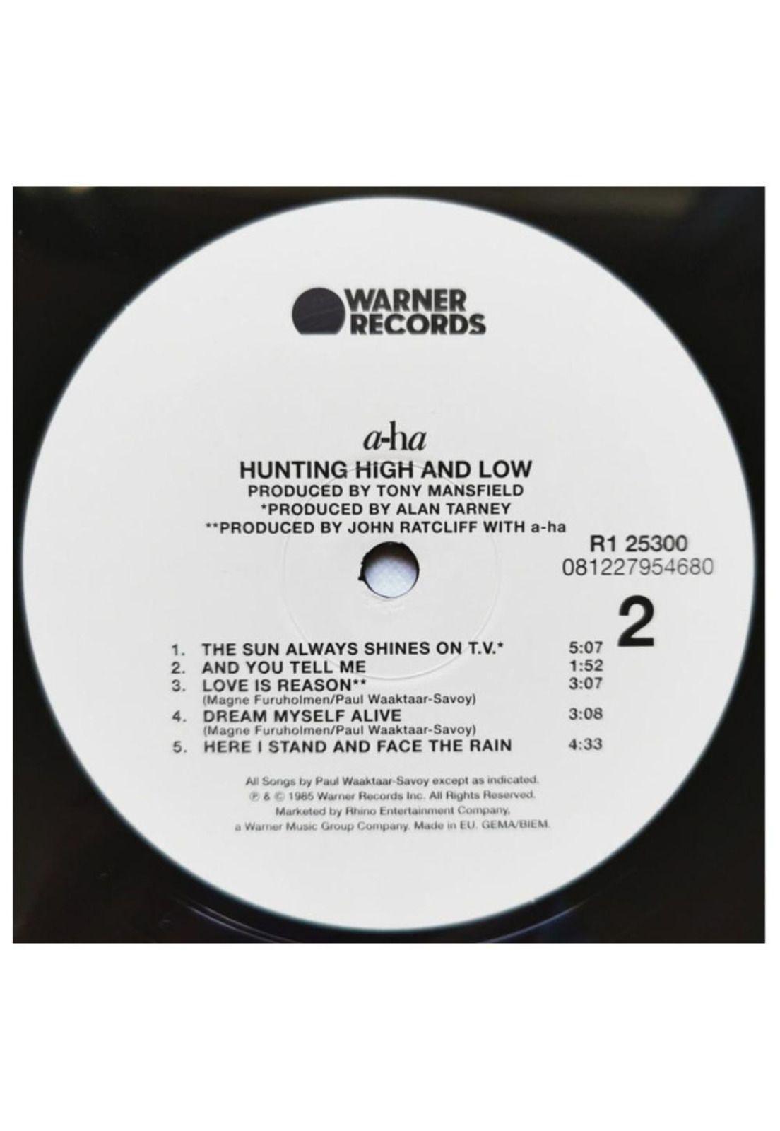 A-HA - HUNTING HIGH AND LOW  | VINILO-3