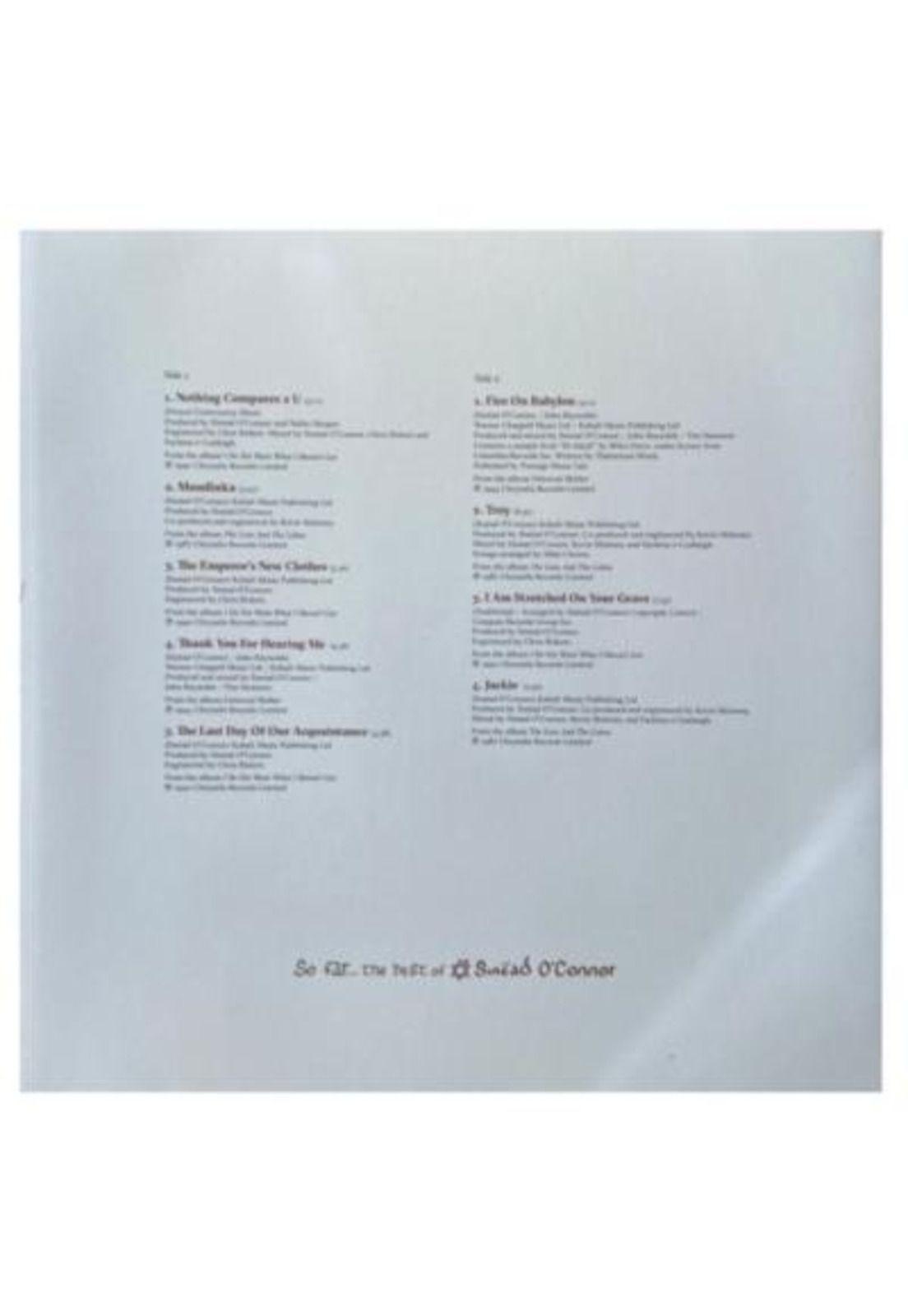 SINEAD OCONNOR - SO FARTHE BEST OF (CLEAR VINYL) (2LP) | VINILO-6