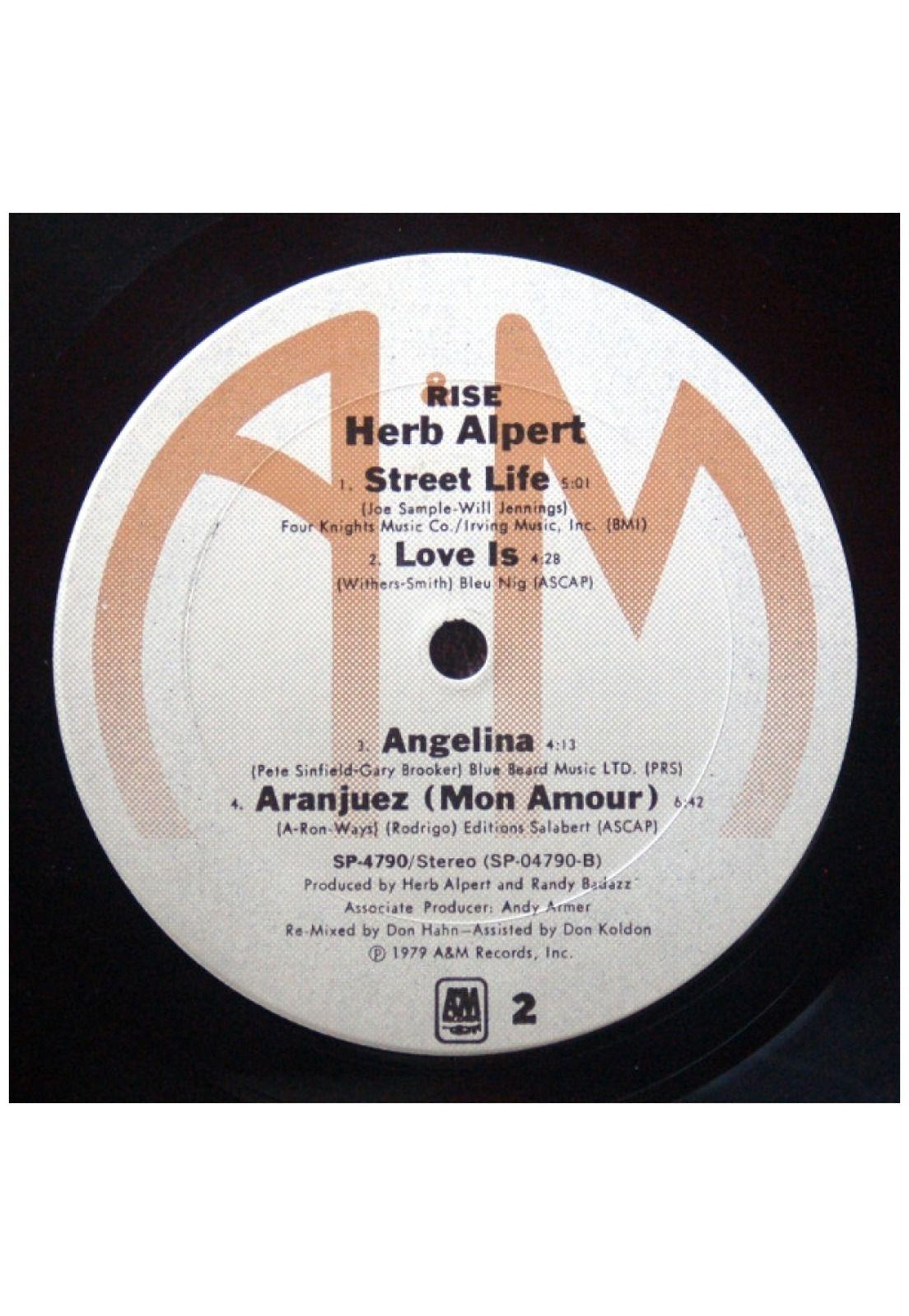 HERP ALPERT - RISE | VINILO USADO-3