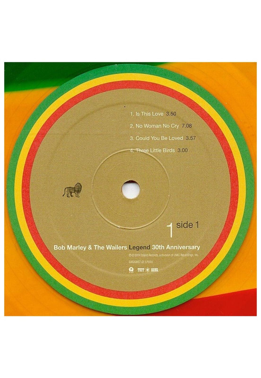 BOB MARLEY - LEGEND (30TH ANNIVERSARY) (TRICOLOUR VINYL) (2LP) | VINILO-7
