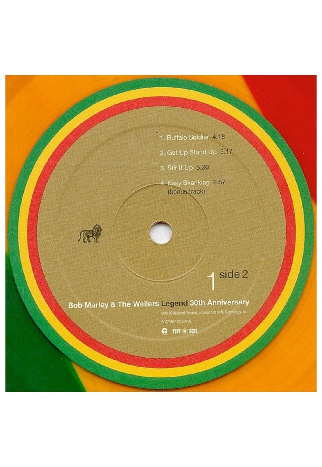 BOB MARLEY - LEGEND (30TH ANNIVERSARY) (TRICOLOUR VINYL) (2LP) | VINILO-8