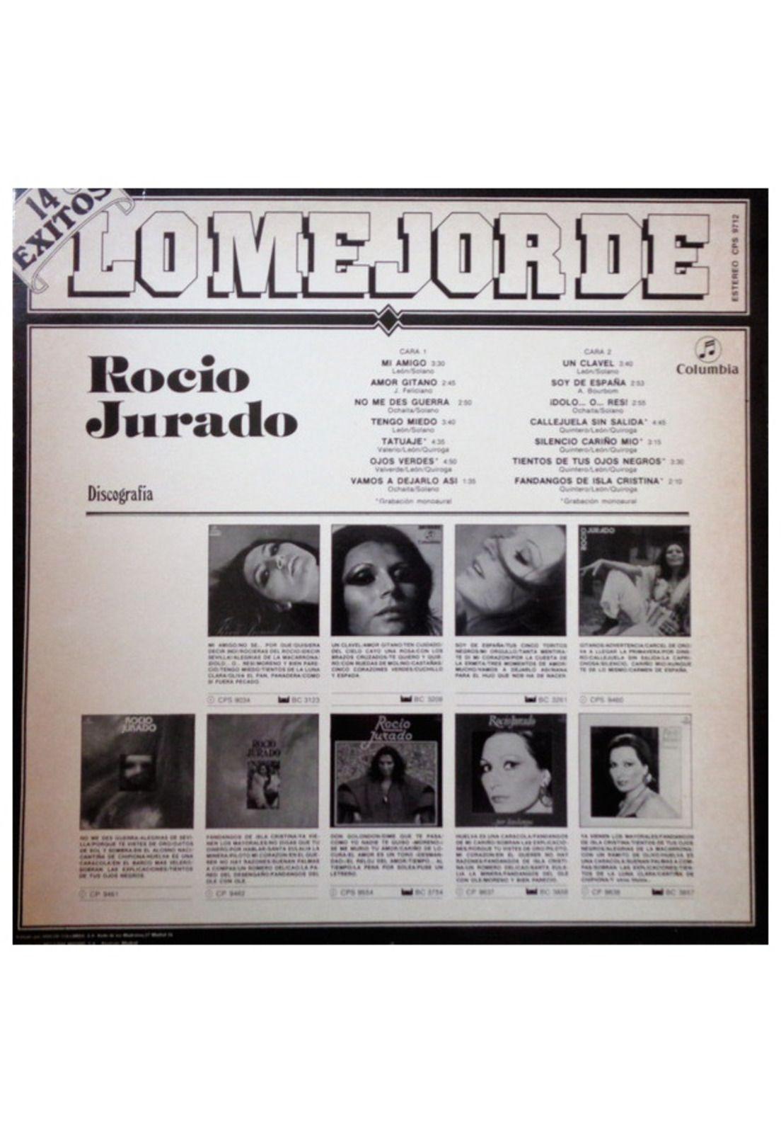 ROCIO JURADO - 14 EXITOS: LO MEJOR | VINILO USADO-1