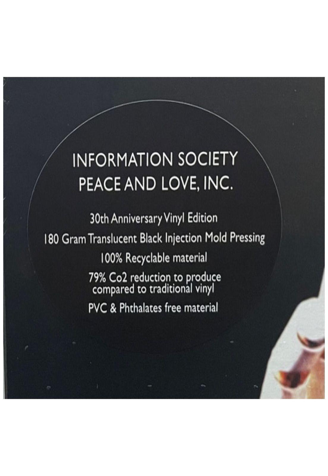 INFORMATION SOCIETY - PEACE & LOVE, INC. - 30TH ANNIVERSARY (2LP) | VINILO-2