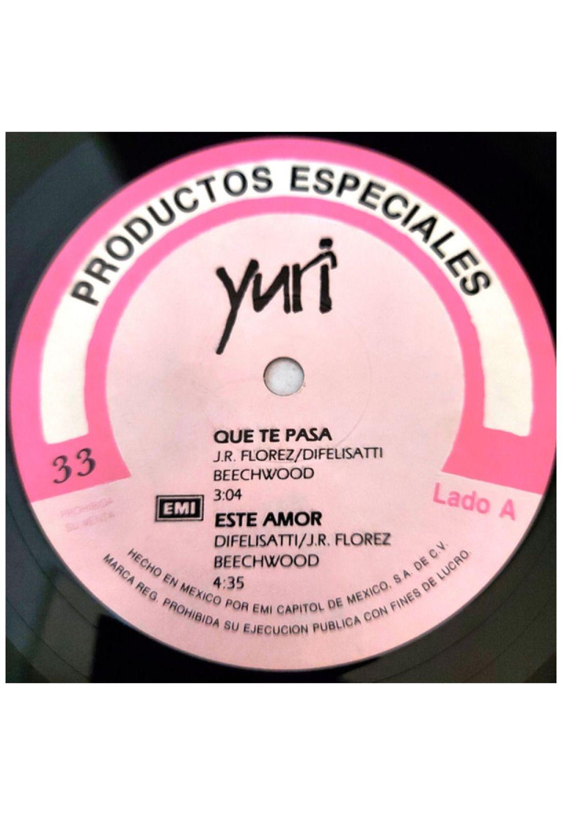 YURI  - QUE TE PASA (INC. POSTER) (PROMO COPY) | 12" MAXI SINGLE VINILO USADO-2