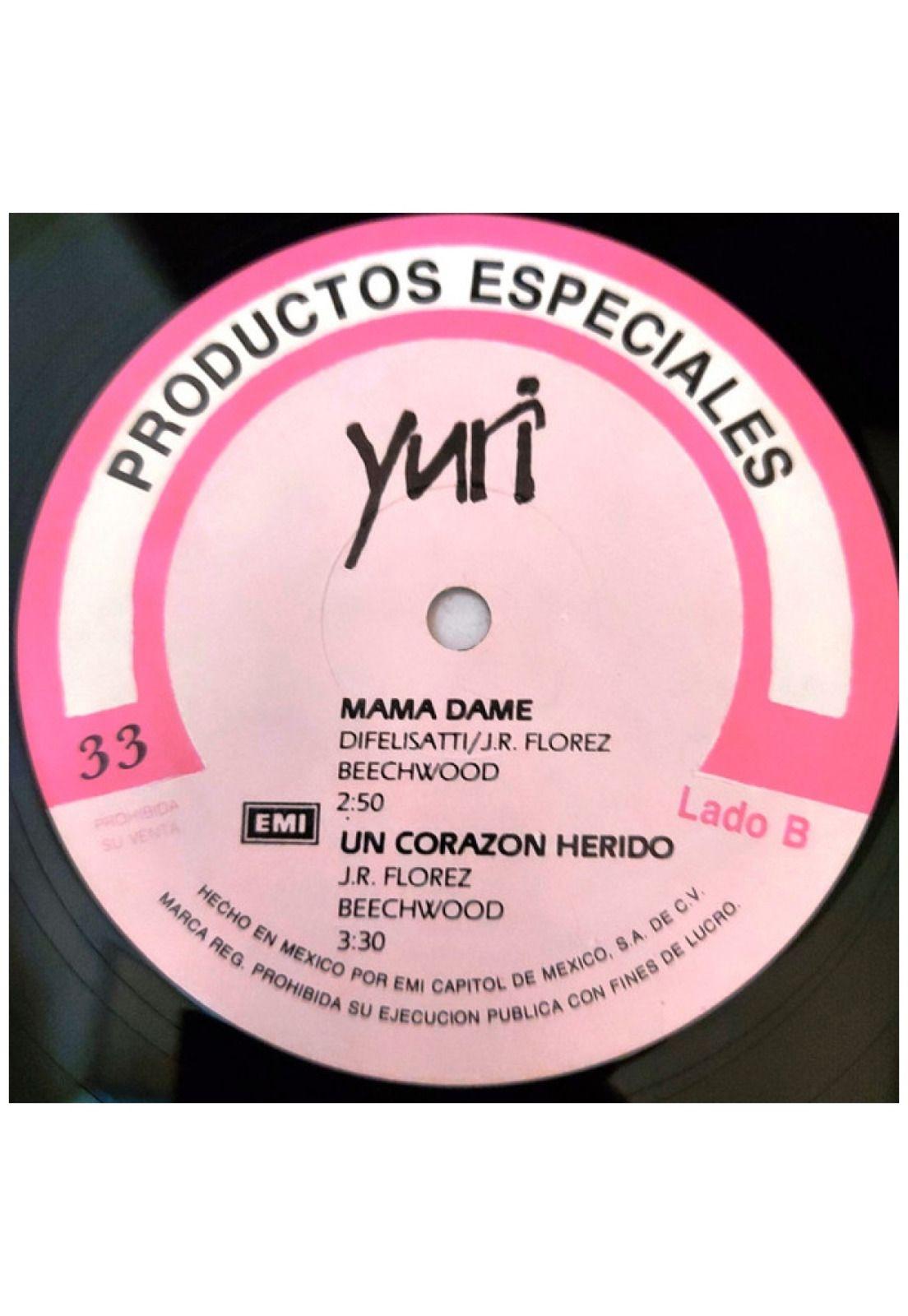 YURI  - QUE TE PASA (INC. POSTER) (PROMO COPY) | 12" MAXI SINGLE VINILO USADO-3