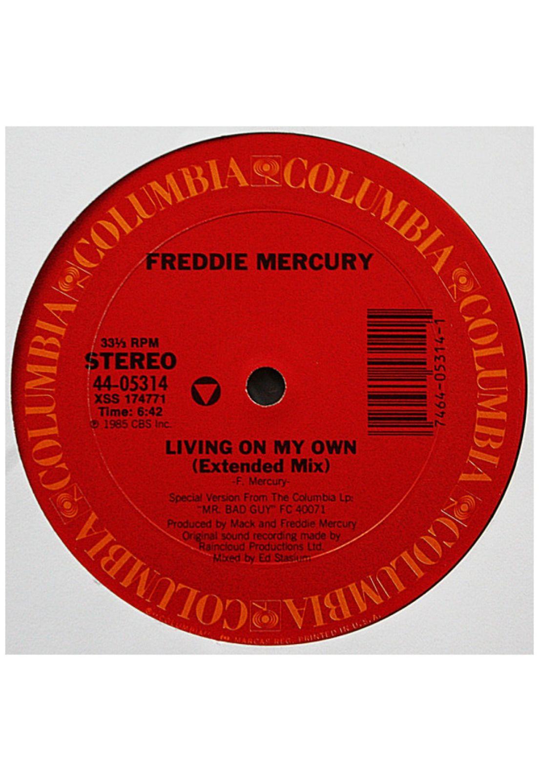 FREDDIE MERCURY - LIVING IN MY OWN (EXTENDED MIX) (PROMO COPY) | 12" MAXI SINGLE VINILO USADO-2