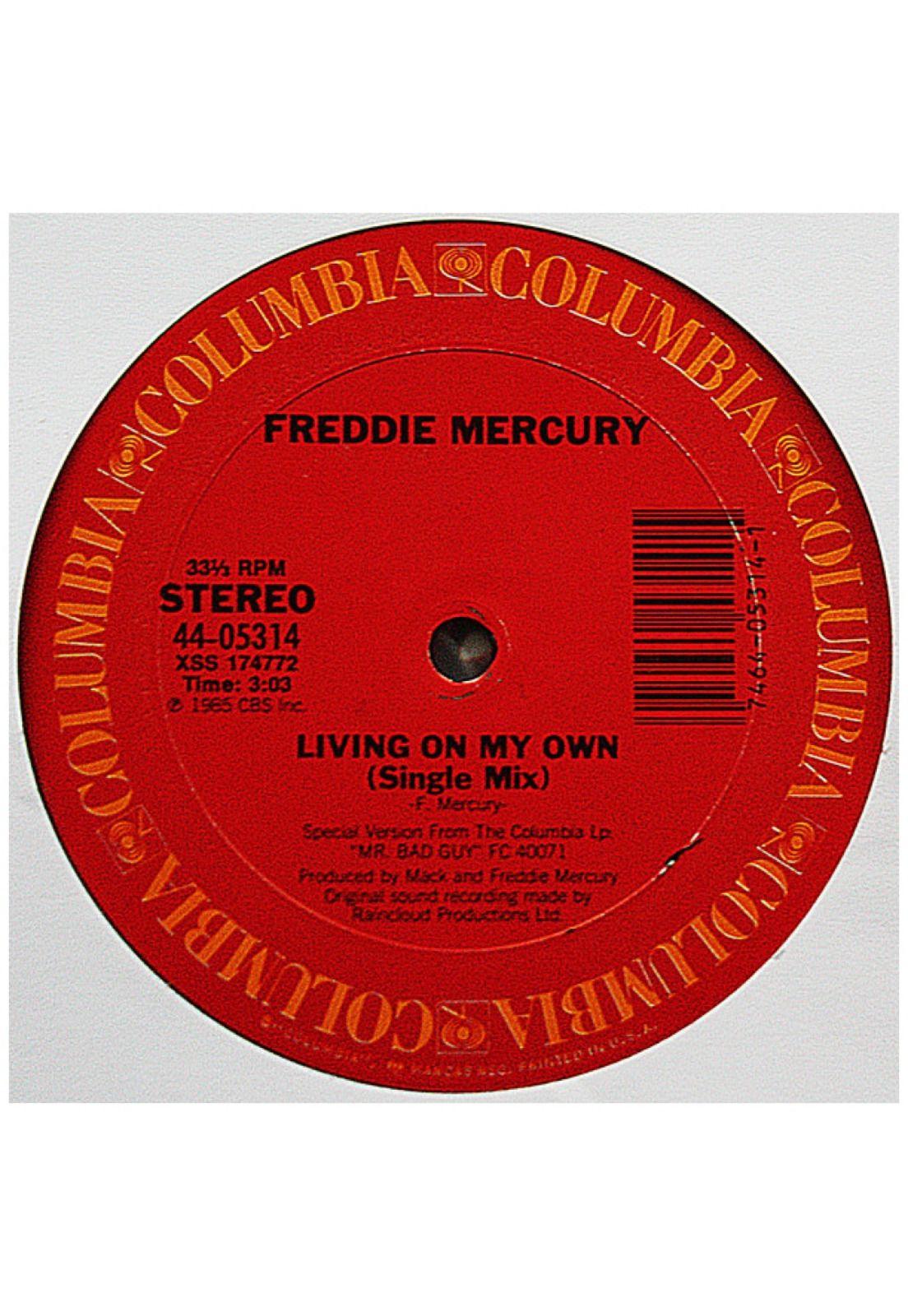 FREDDIE MERCURY - LIVING IN MY OWN (EXTENDED MIX) (PROMO COPY) | 12" MAXI SINGLE VINILO USADO-3