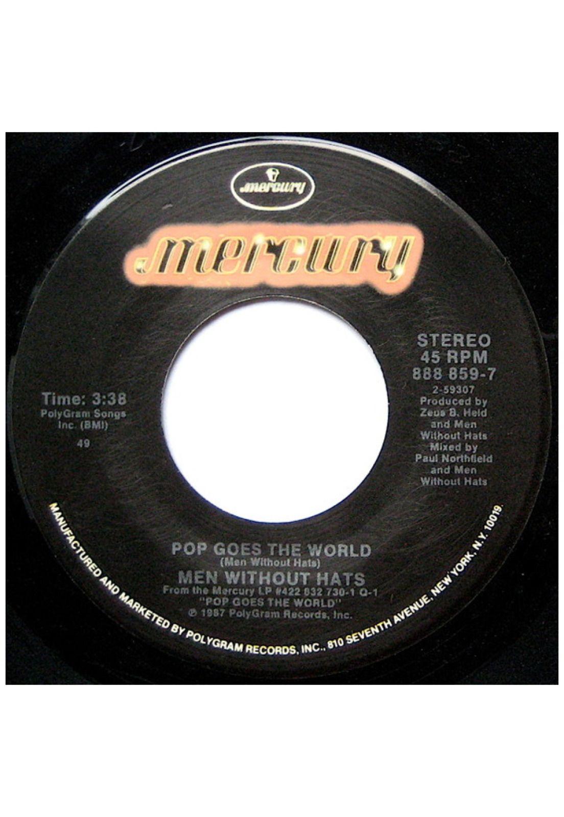 MEN WITHOUT HATS - POP GOES THE WORLD | 7" SINGLE USADO-2
