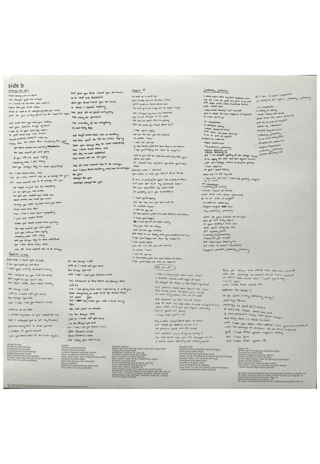 OLIVIA RODRIGO - SOUR | VINILO USADO-3