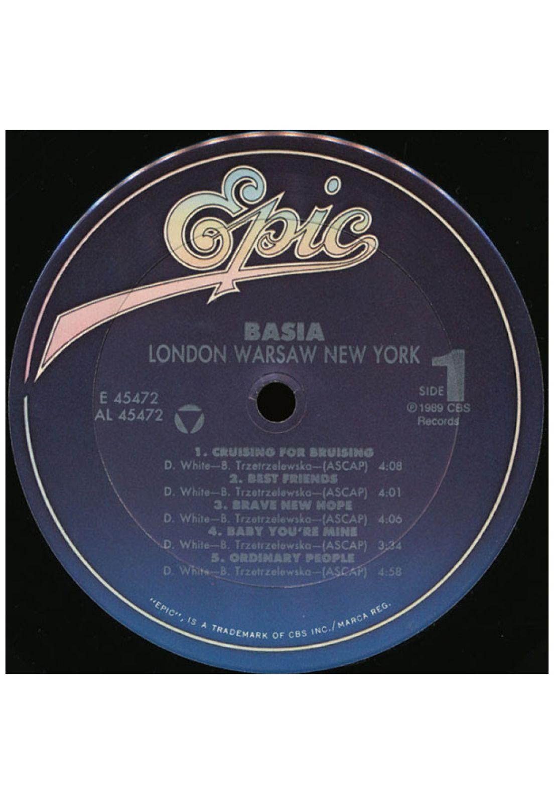 BASIA - LONDON WARSAW NEW YORK | VINILO USADO-1