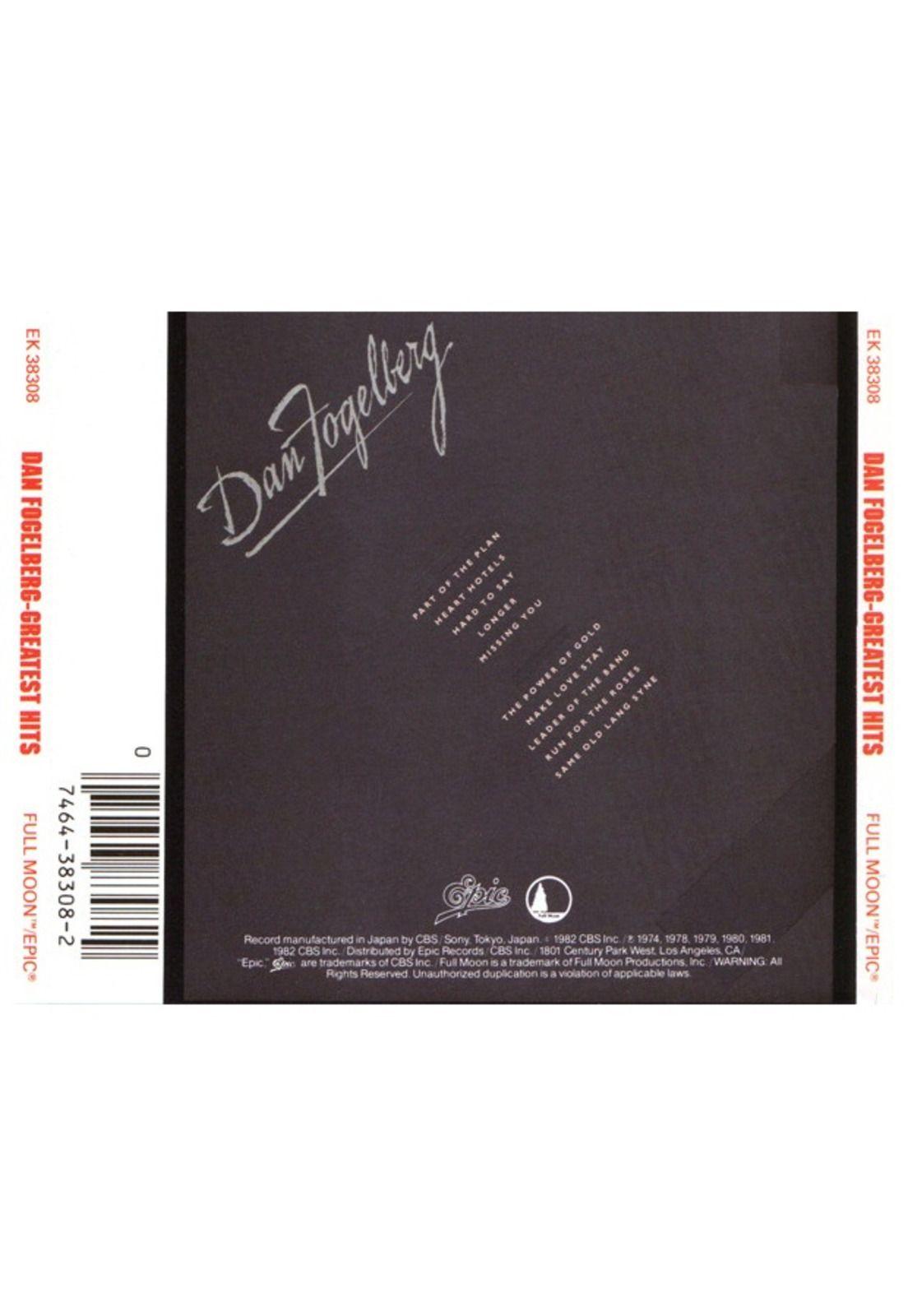 DAN FOGELBERG - GREATEST HITS | CD USADO-1