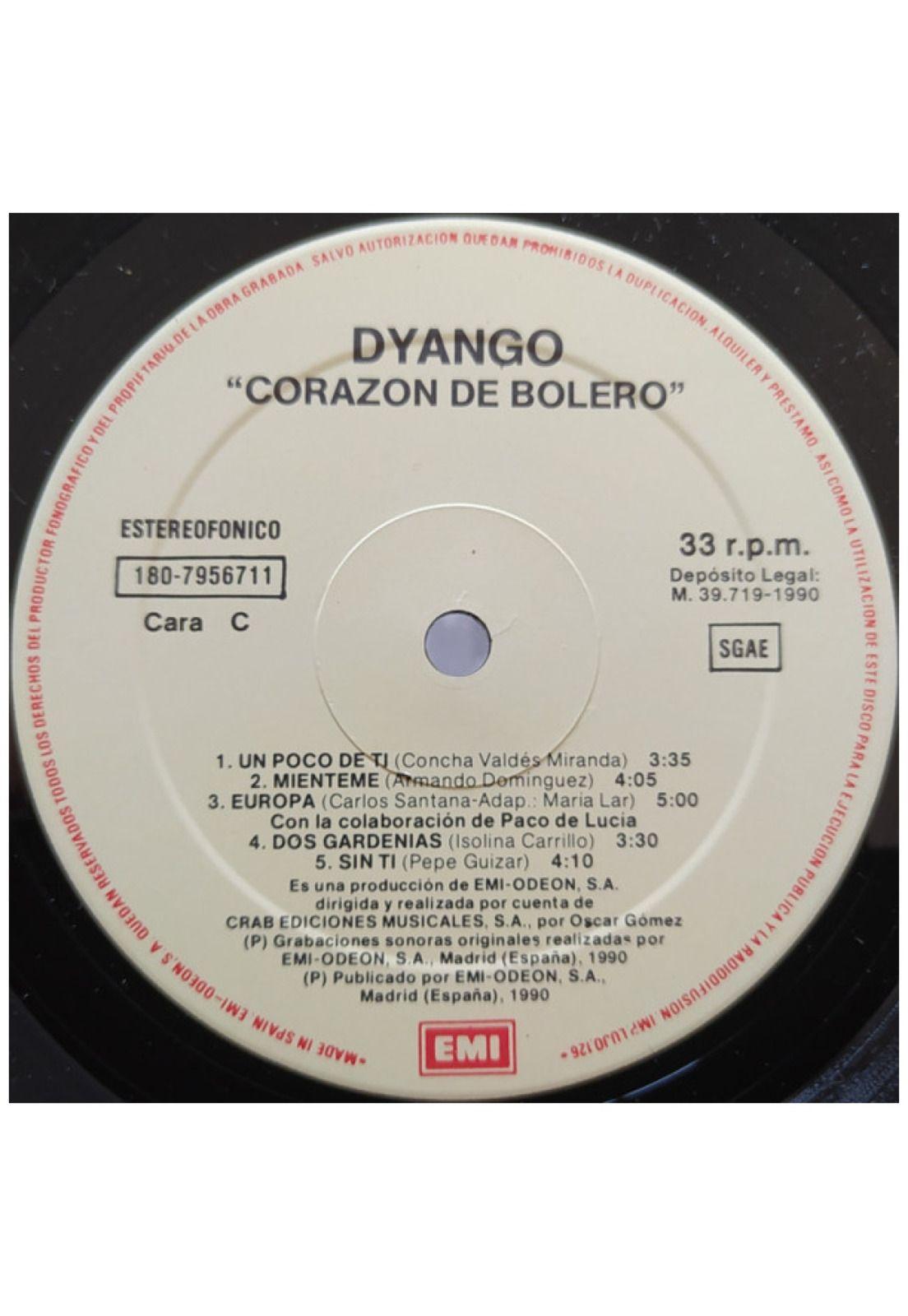 DYANGO - CORAZON DE BOLERO | VINILO USADO-8