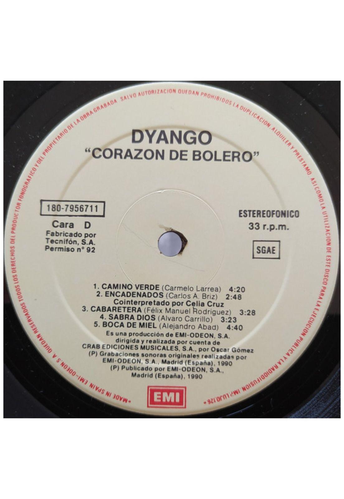 DYANGO - CORAZON DE BOLERO | VINILO USADO-9