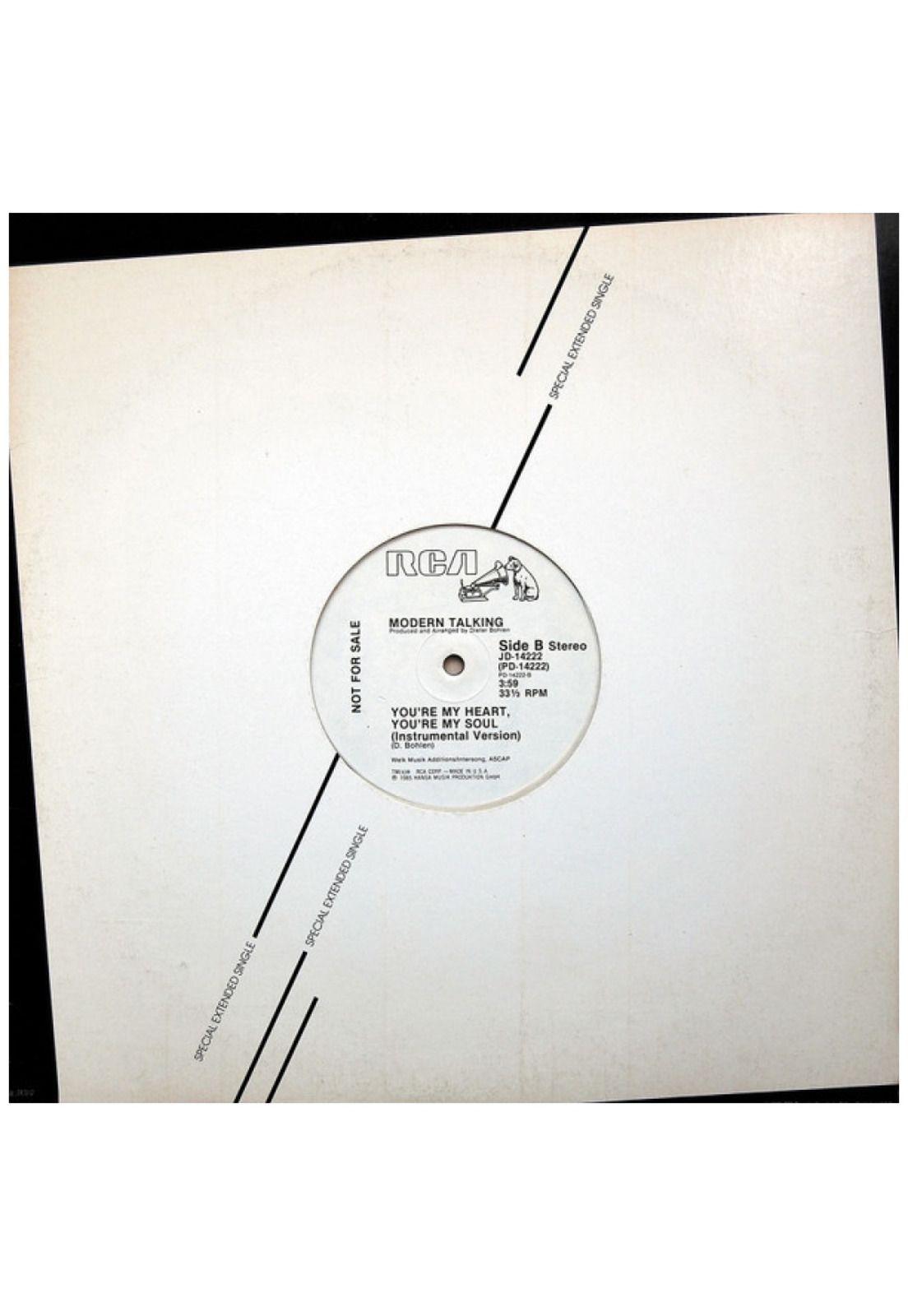MODERN TALKING - YOU'RE MY HEART, YOU'RE MY SOUL (PROMO EDITION) | 12" MAXI SINGLE VINILO USADO-2