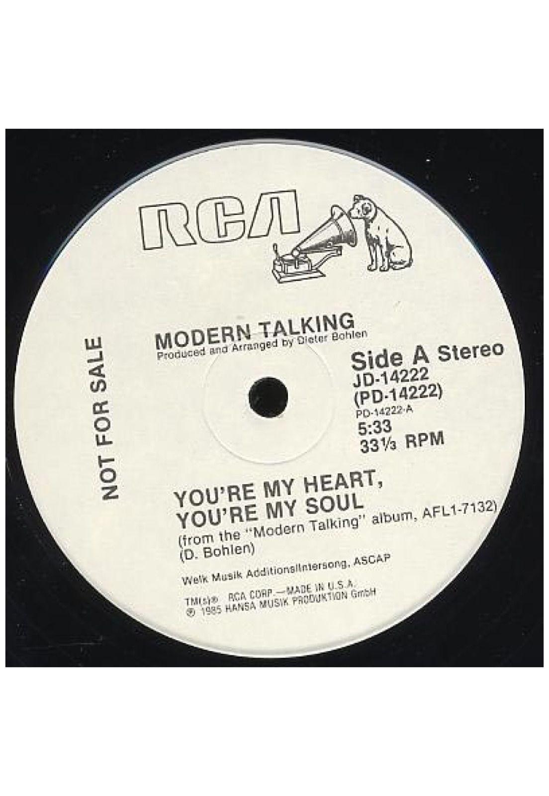 MODERN TALKING - YOU'RE MY HEART, YOU'RE MY SOUL (PROMO EDITION) | 12" MAXI SINGLE VINILO USADO-5