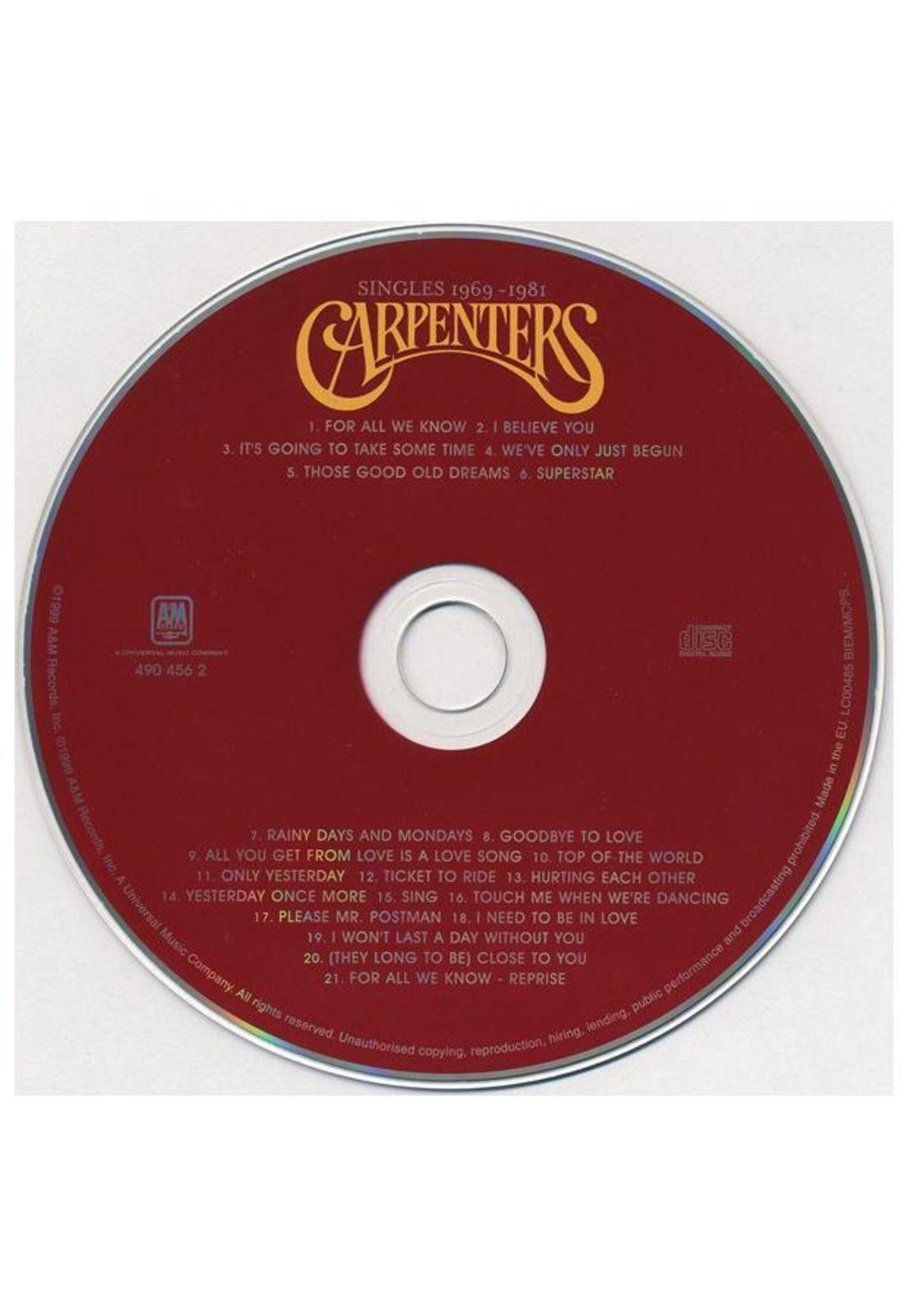 CARPENTERS - SINGLES 1969-1981 | CD-2