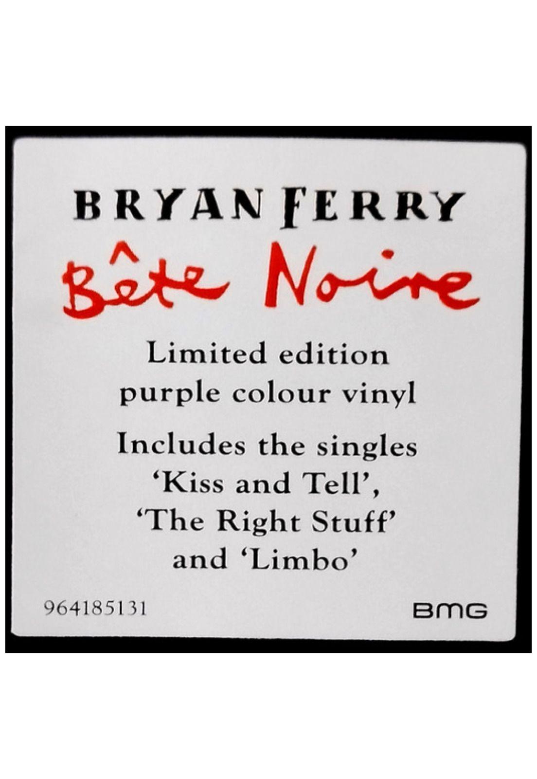 BRYAN FERRY - BETE NOIRE (PURPLE VINYL) (180GRS) (2025) | VINILO USADO-9