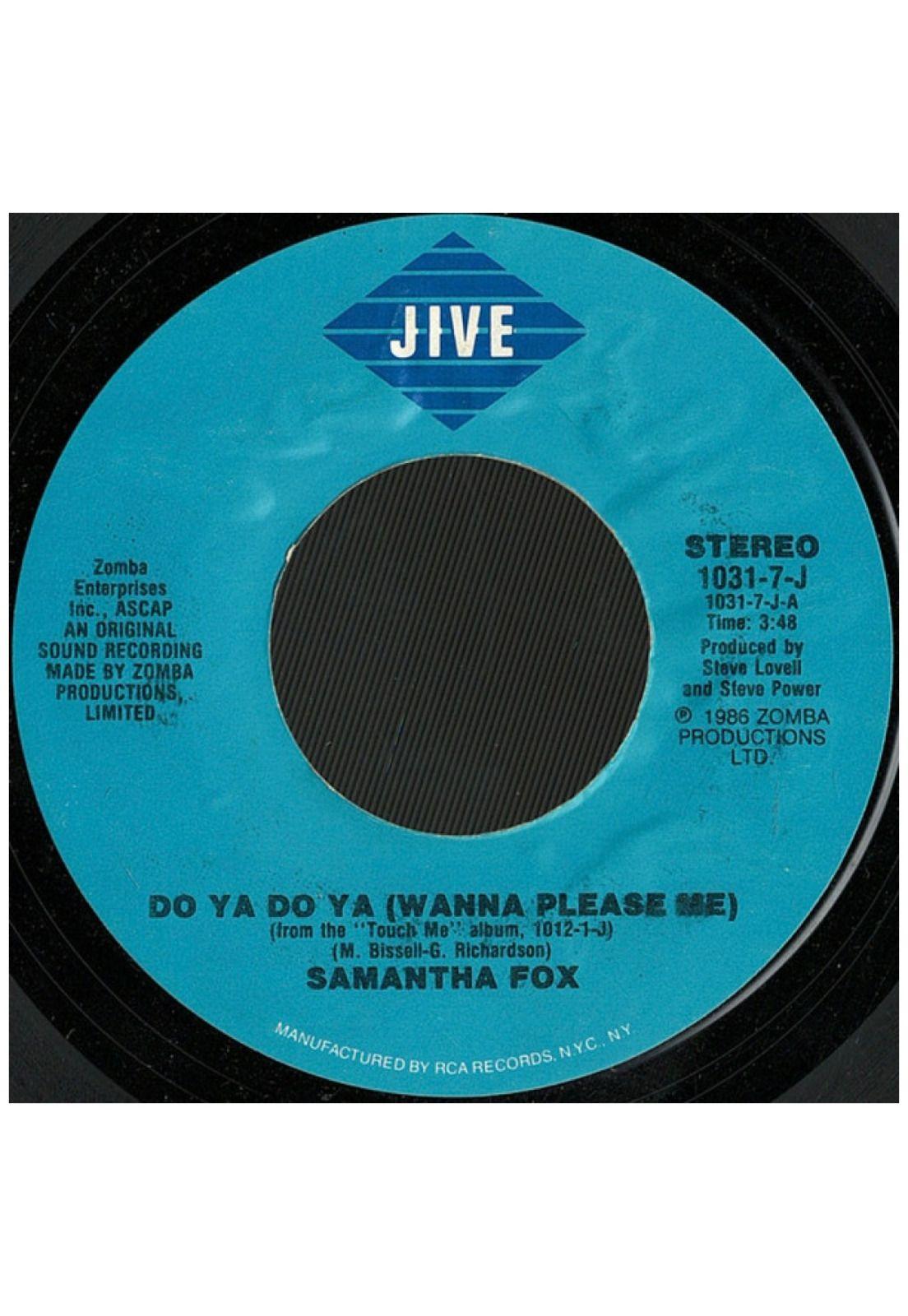 SAMANTHA FOX - DO YA DO YA /WANNA PLEASE ME) | 7" SINGLE USADO-2