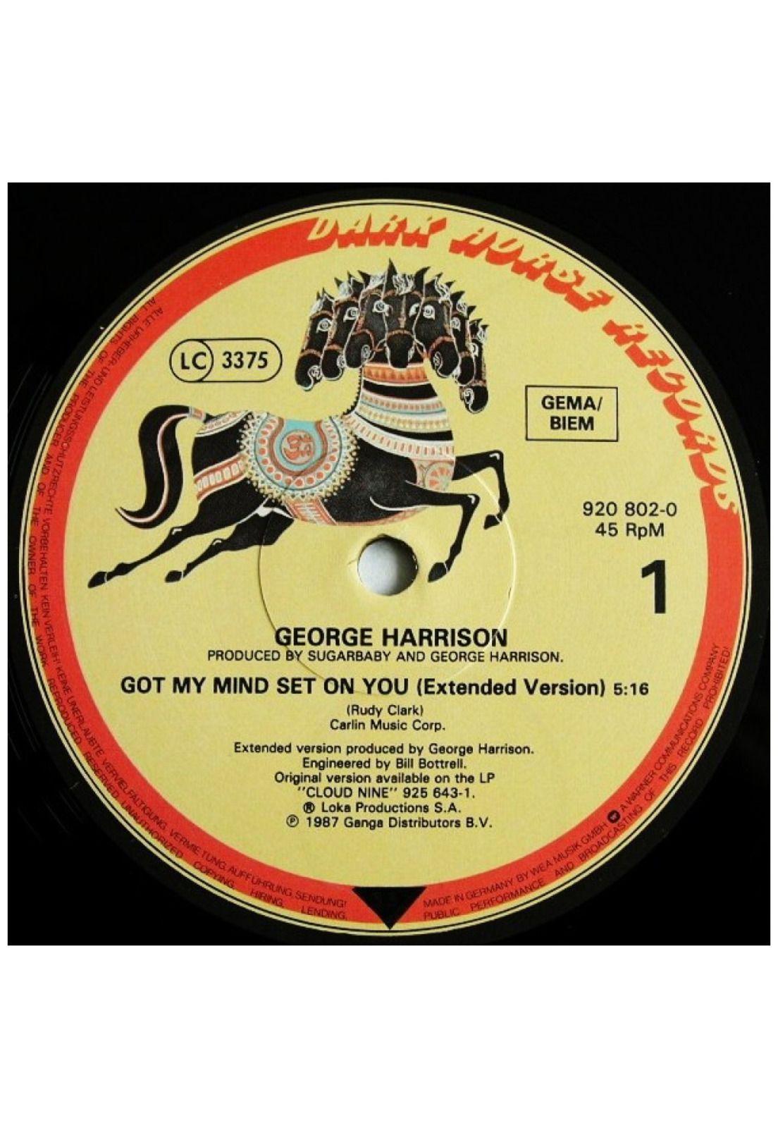 GEORGE HARRISON - GOT MY MIND SET ON YOU | 12" MAXI SINGLE VINILO USADO-2
