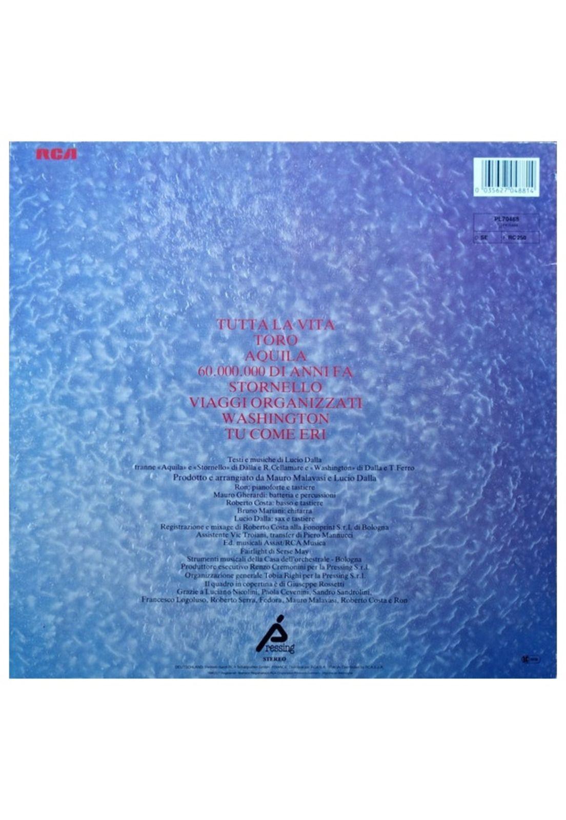 LUCIO DALLA - VIAGGI ORGANIZZATI | VINILO USADO-1