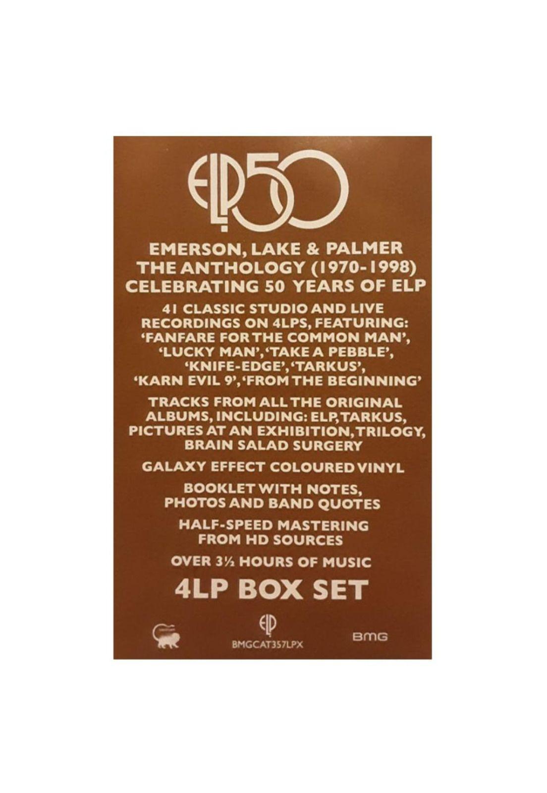 EMERSON, LAKE & PALMER - ANTHOLOGY (4LP) (COLOUR VINYL) |  VINILO-3