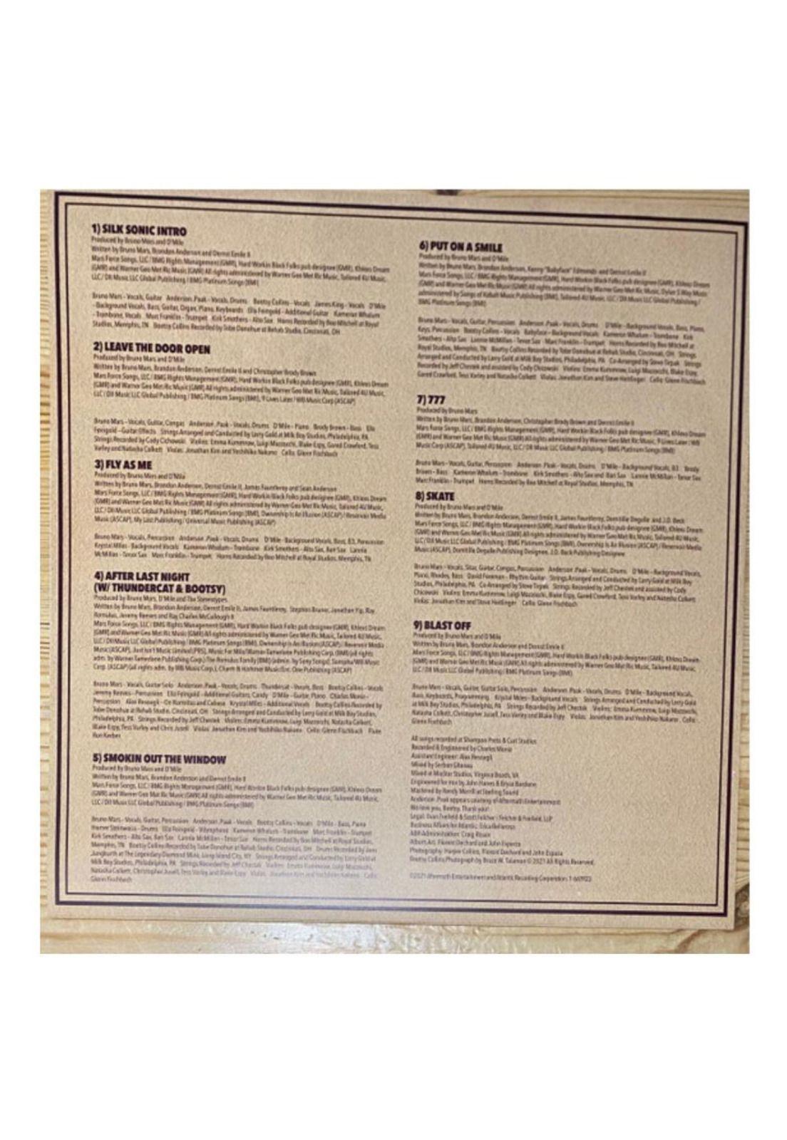 SILK SONIC - AN EVENING WITH SILK SONIC | VINILO-5