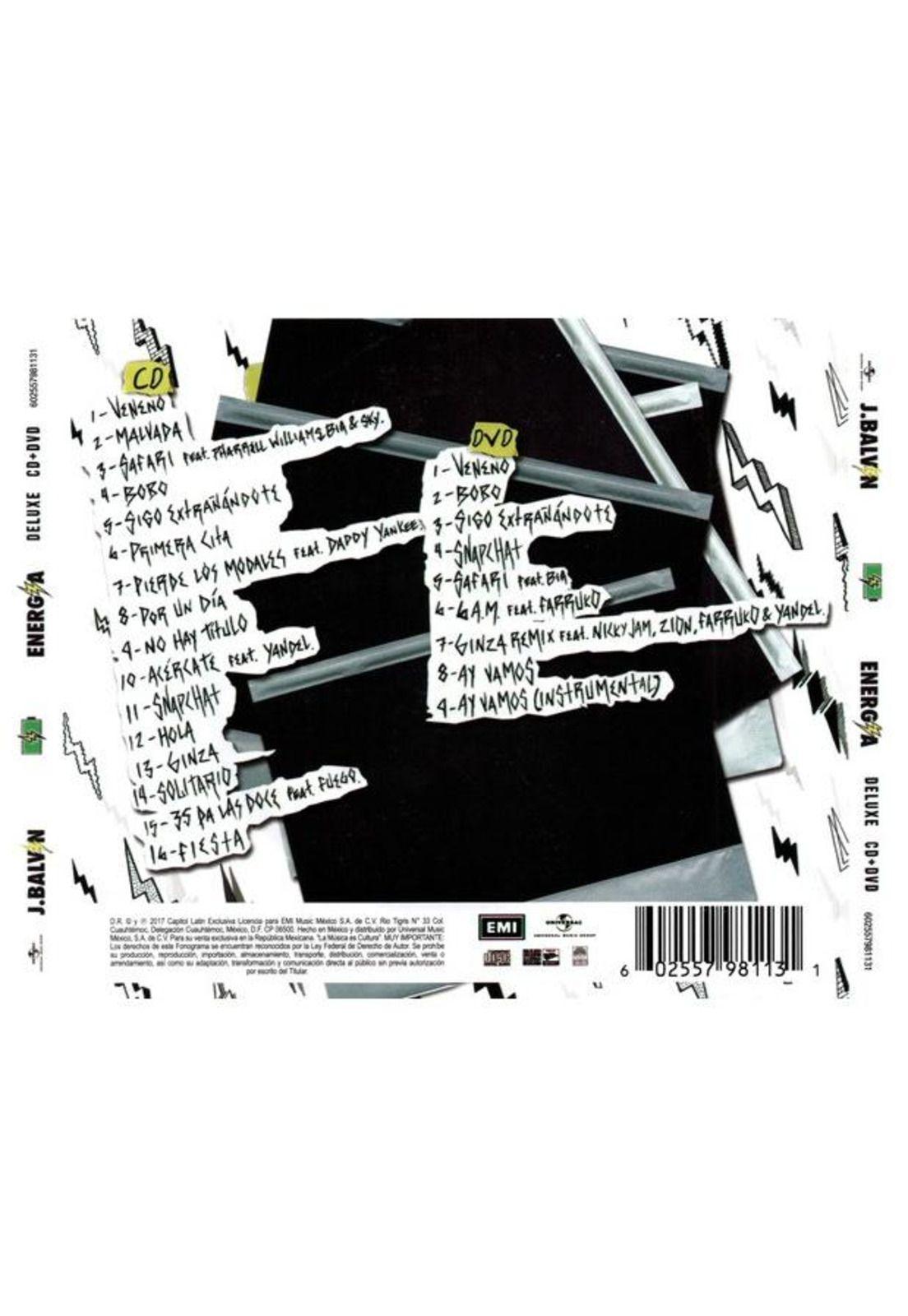 J. BALVIN - ENERGIA LADO B (CD+ DVD) | CD-1