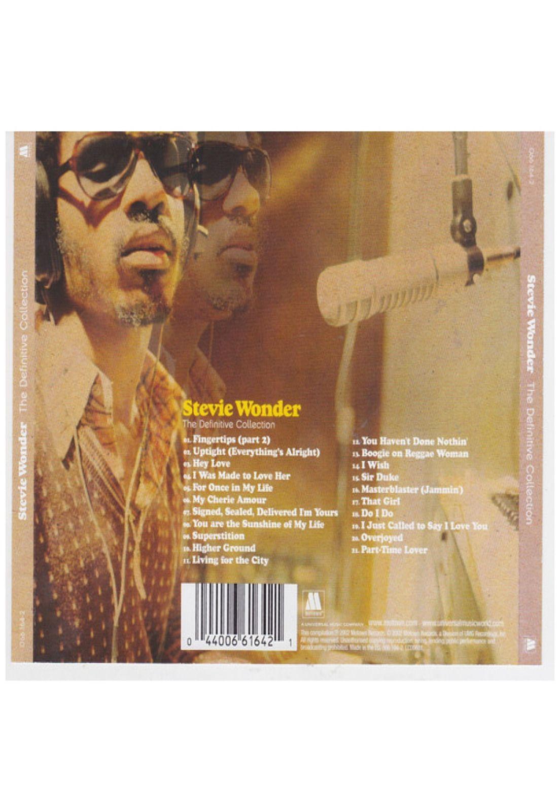 STEVIE WONDER - DEFINITIVE COLLECTION | CD-2