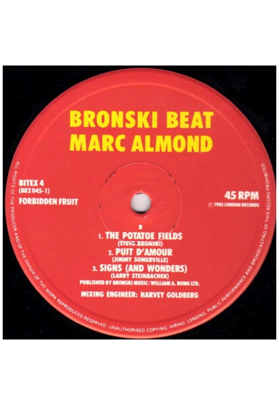 BRONSKI BEAT & MARC ALMOND - I FEEL LOVE | 12" MAXI SINGLE VINILO USADO-3