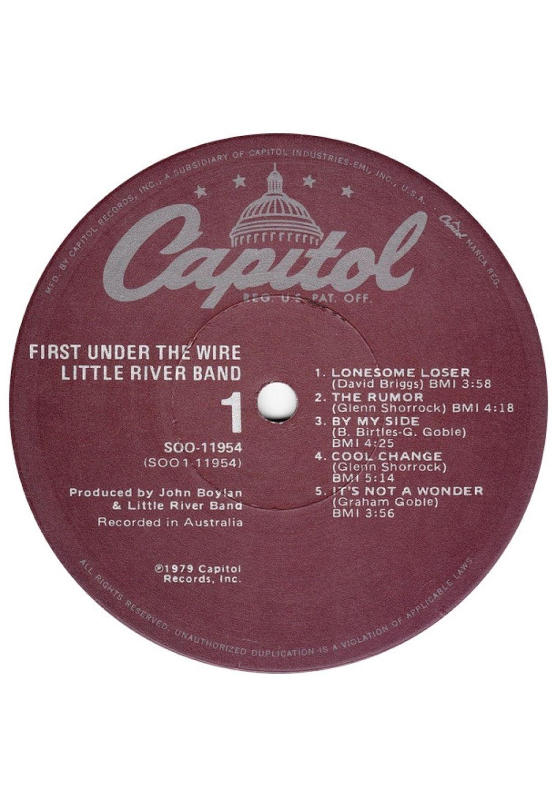LITTLE RIVER BAND - FIRST UNDER THE WIRE | VINILO USADO-2