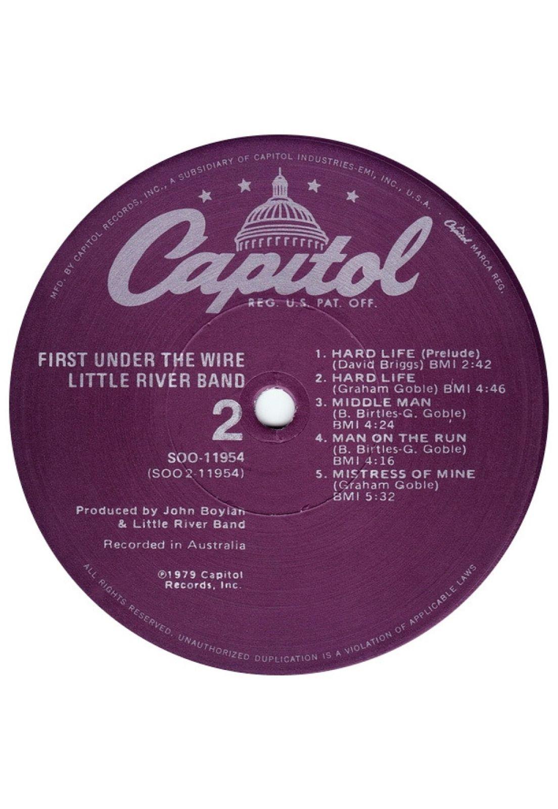 LITTLE RIVER BAND - FIRST UNDER THE WIRE | VINILO USADO-3