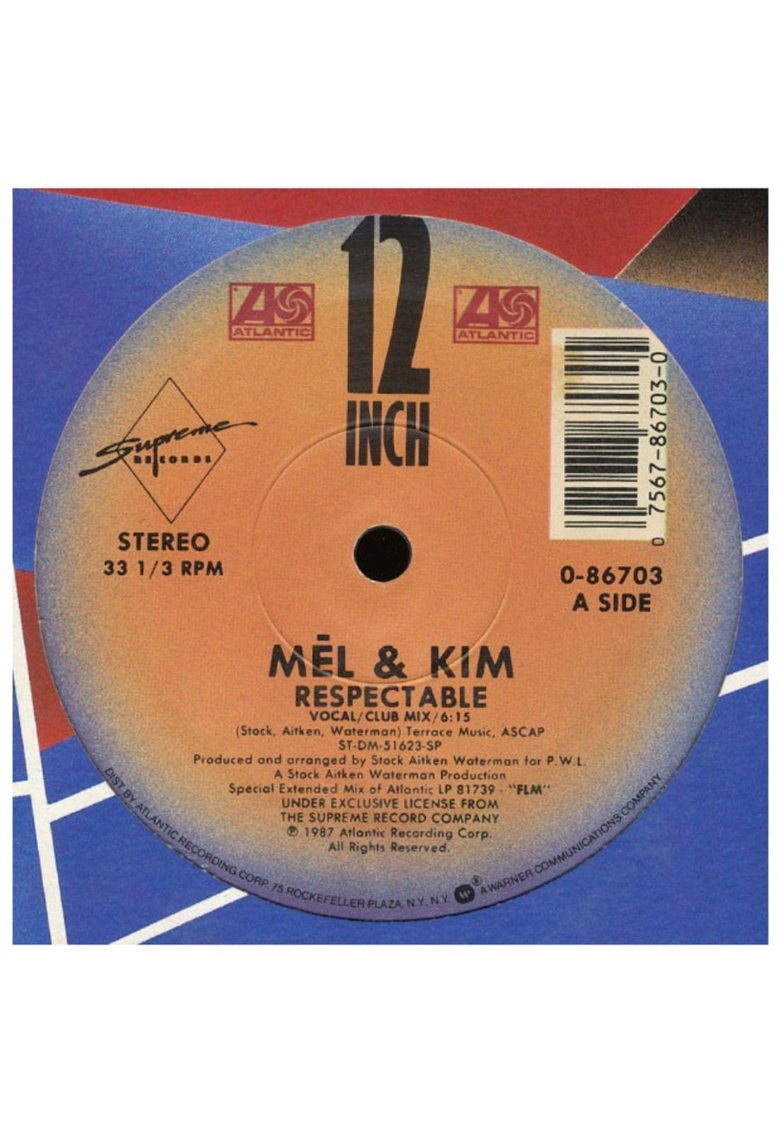 MEL & KIM - RESPECTABLE | 12" MAXI SINGLE USADO-0