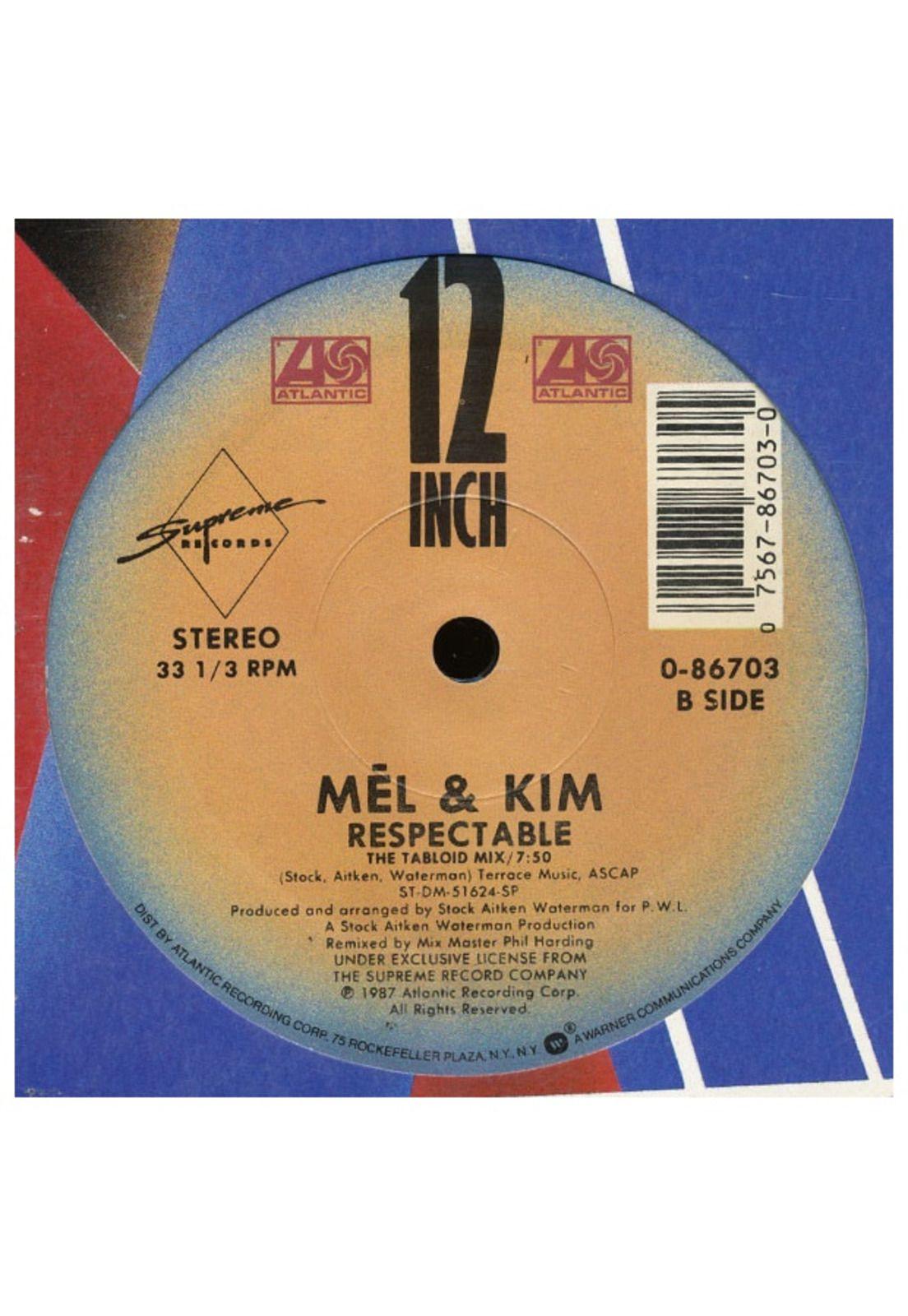 MEL & KIM - RESPECTABLE | 12" MAXI SINGLE USADO-1