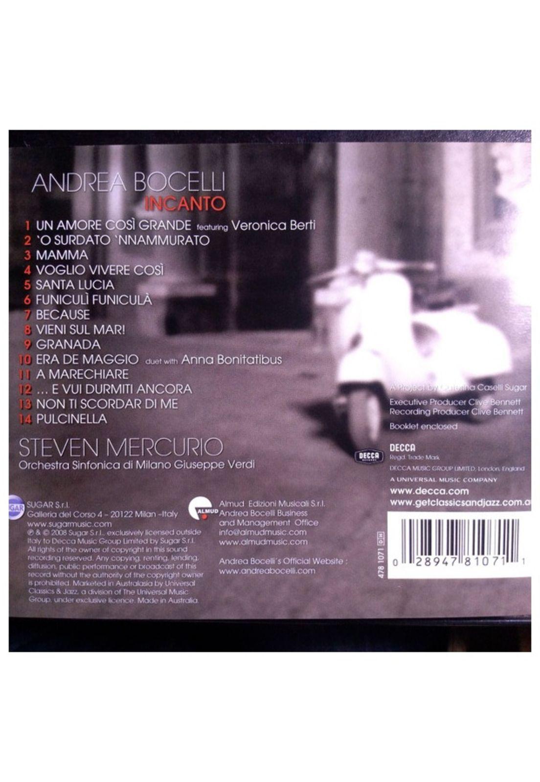 ANDREA BOCELLI - INCANTO | CD-2