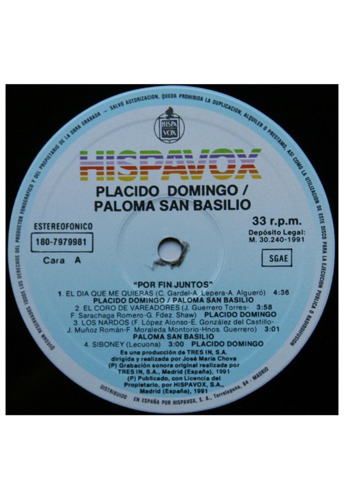 PALOMA SAN BASILIO y PLACIDO DOMINGO - POR FIN JUNTOS (2LP) | VINILO USADO-5