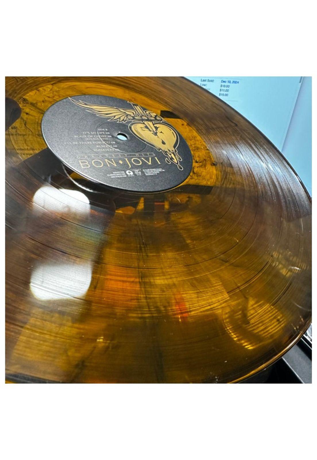 BON JOVI - GREATEST HITS (EXCLUSIVE LTD EDITION) (TIGER EYE BROWN VINYL) | VINILO-4