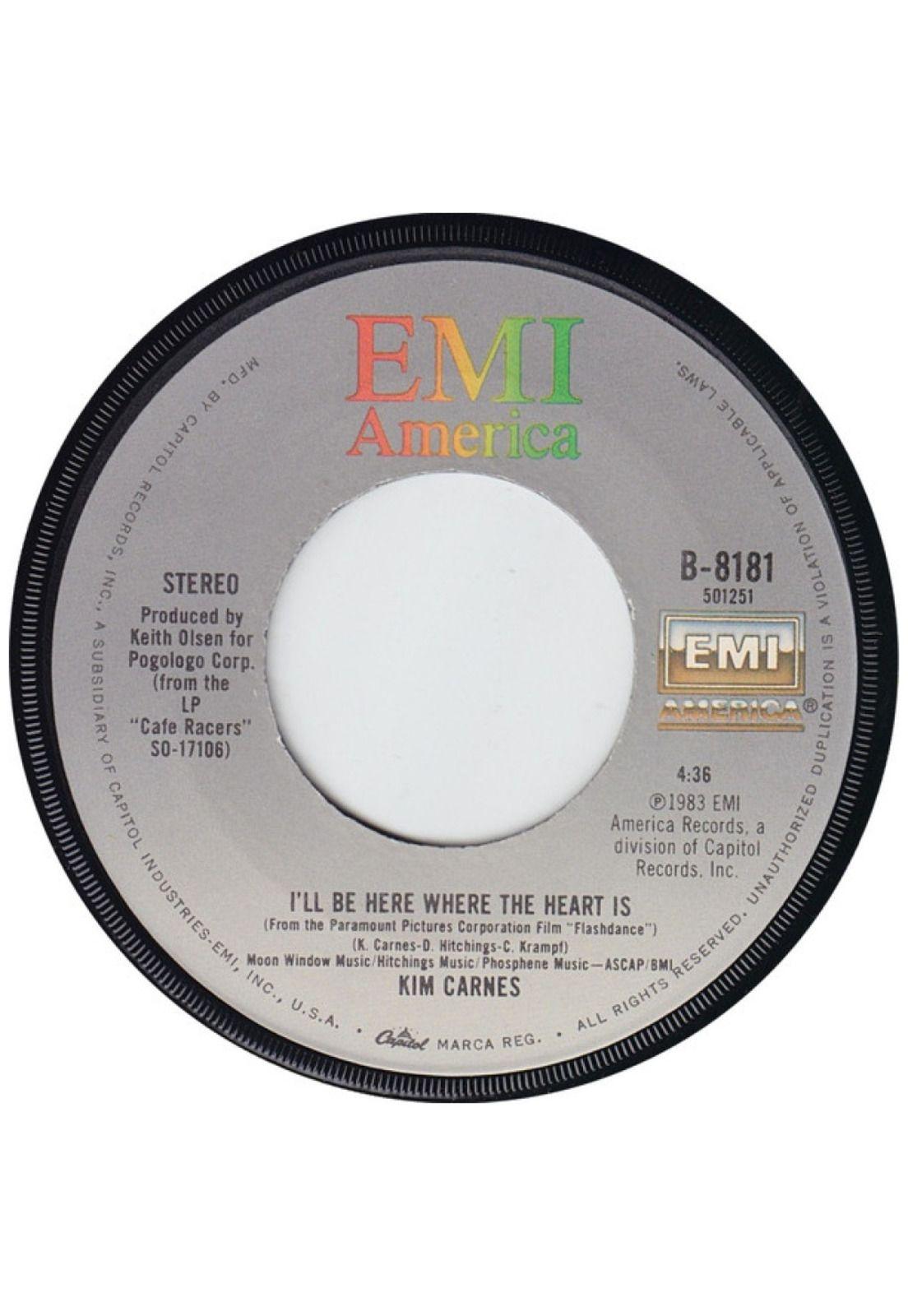 KIM CARNES - INVISIBLE HANDS | 7" SINGLE USADO-3