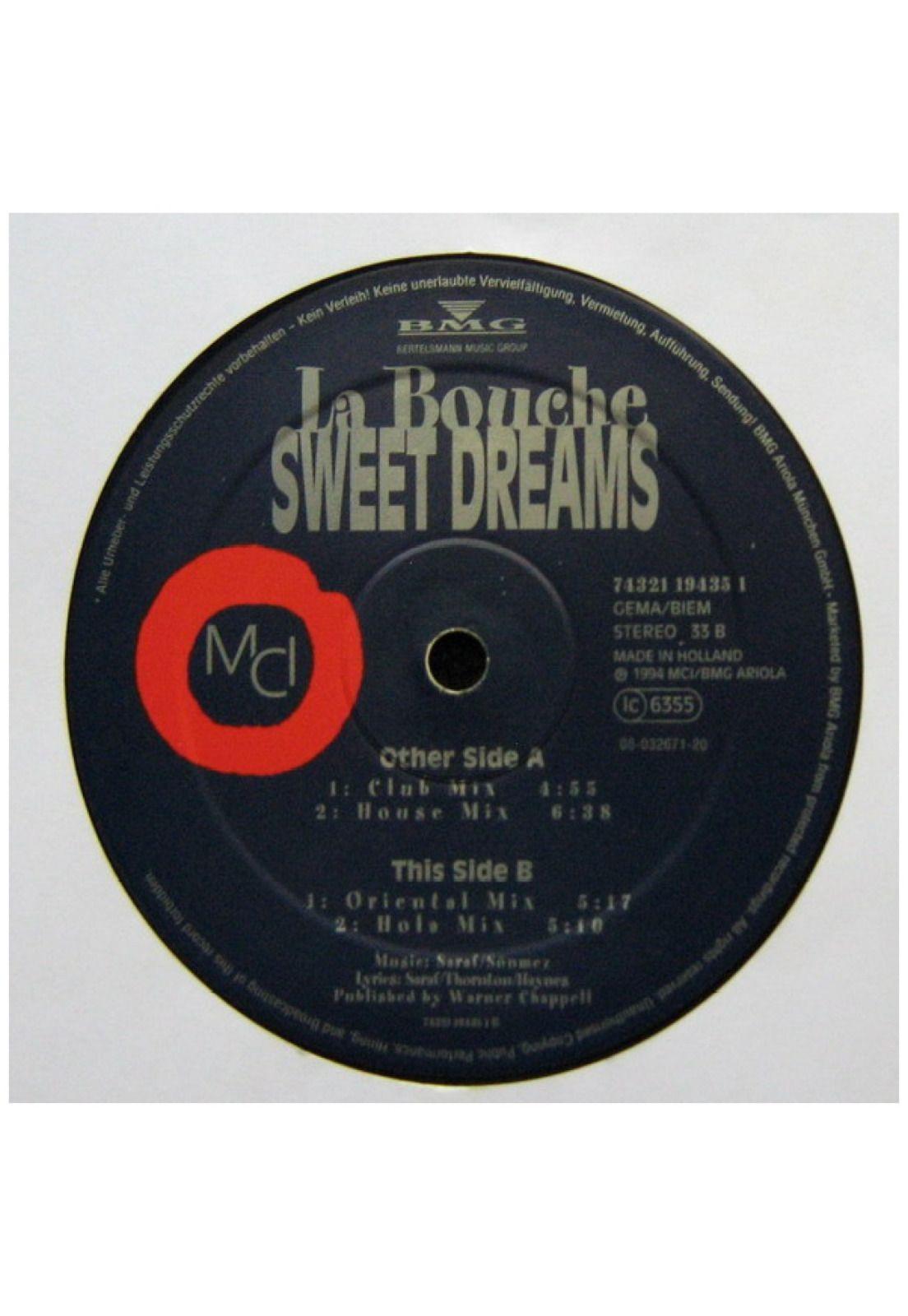 LA BOUCHE - SWEET DREAMS | 12" MAXI SINGLE VINILO USADO-3