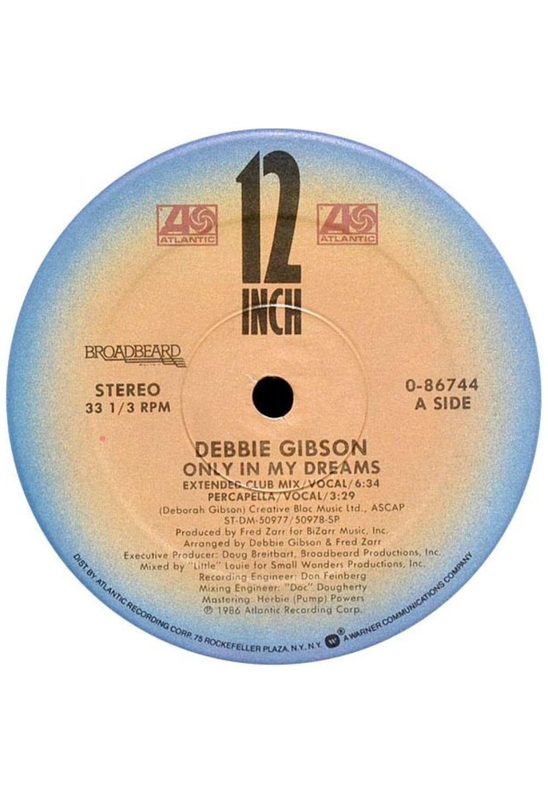 DEBBIE GIBSON - ONLY IN MY DREAMS | 12" MAXI SINGLE VINILO USADO-2