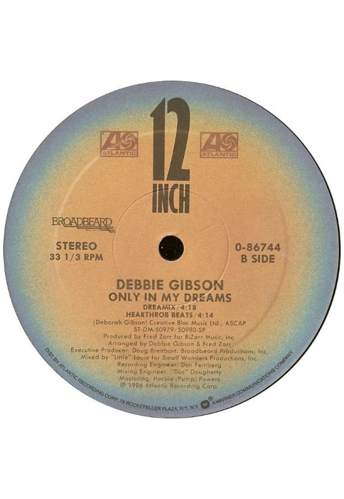 DEBBIE GIBSON - ONLY IN MY DREAMS | 12" MAXI SINGLE VINILO USADO-3