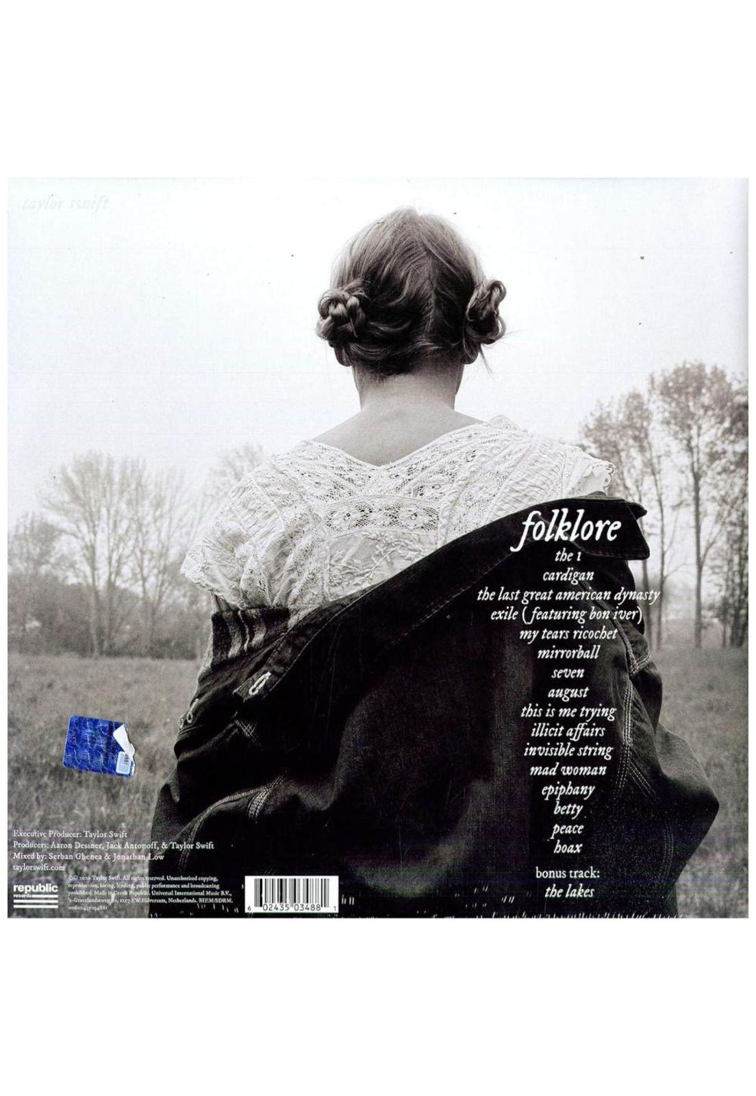 TAYLOR SWIFT - FOLKLORE (2LP) (BONUS TRACK) | VINILO-1
